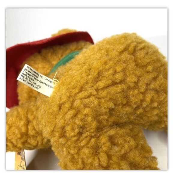 Vintage 1987 Mcdonald's Baby Fozzie Bear Muppets Christmas Plush Toy Jim Henson - Picture 5 of 9